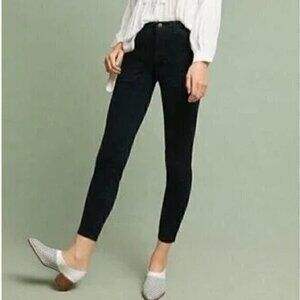 Anthropologie Hei Hei Black Slim Utility Cargo Pants in Sz 25